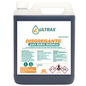 Disgregante Liquido Concentrado Baño Quimico Ultrax 5L