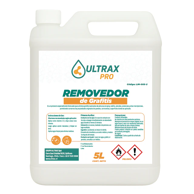 Removedor Graffitis Ultrax Pro 5L