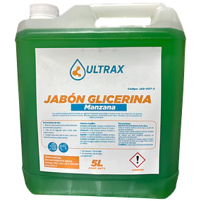 Jabon Glicerina Manzana Ultrax 5L