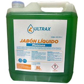 Jabon Liquido Manzana Ultrax 5L