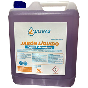 Jabon Liquido Yogurt Arandanos Ultrax 5L