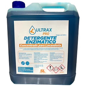 Detergente Enzimatico Concentrado Lavanderia Ultrax Pro 5L