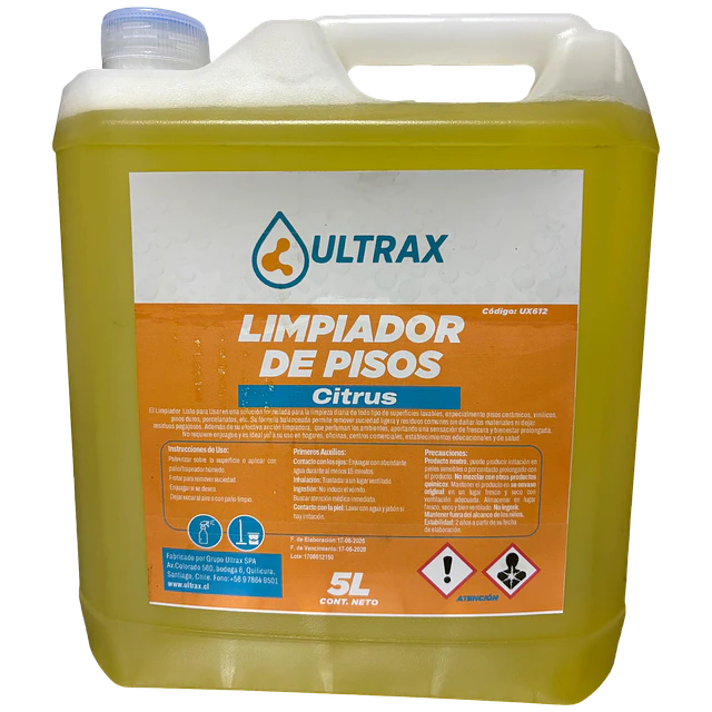 Limpiador Piso Citrus Ultrax 5L