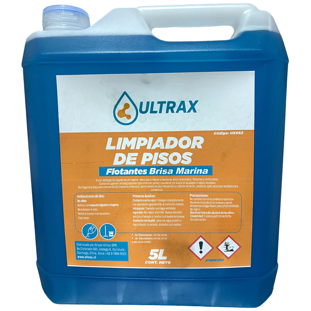 Limpiador Piso Flotante Brisa Marina Ultrax 5L