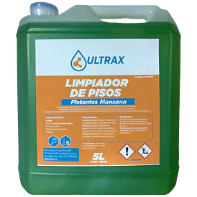 Limpiador Piso Flotante Manzana Ultrax 5L