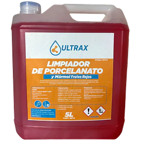 Limpiador Porcelanato y Marmol Frutos Rojos Ultrax 5L