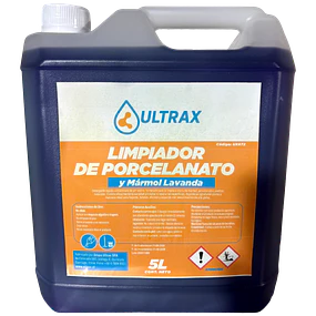 Limpiador Porcelanato y Marmol Lavanda Ultrax 5L