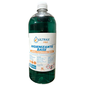 Higienizante Base Amonio Cuaternario Concentrado Menta Ultrax Pro 1L
