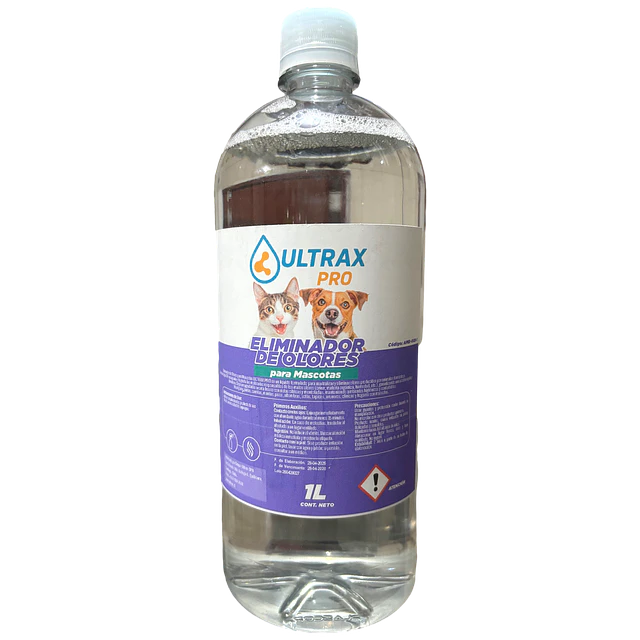 Eliminador Olores Mascotas Ultrax Pro 1L