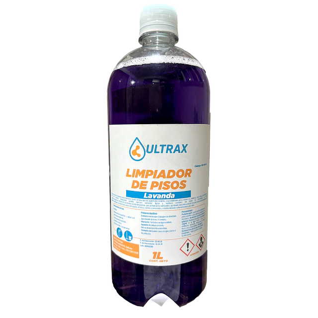 Limpiador Piso Lavanda Ultrax 1L