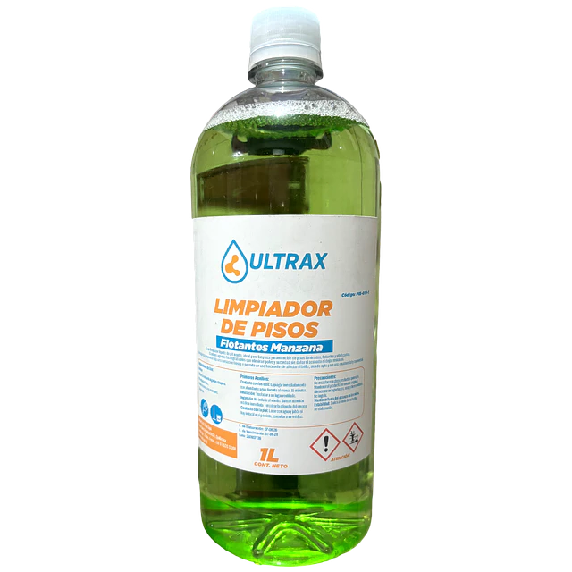 Limpiador Piso Flotante Manzana Ultrax 1L