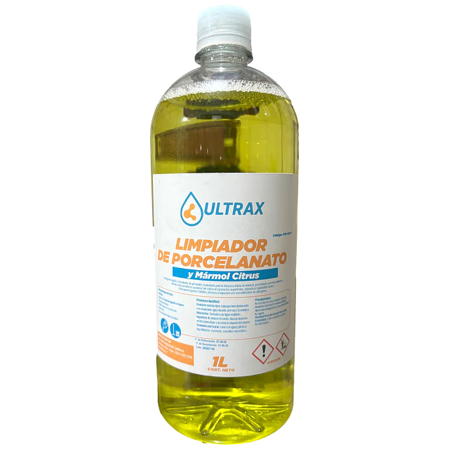 Limpiador Porcelanato y Marmol Citrus Ultrax 1L