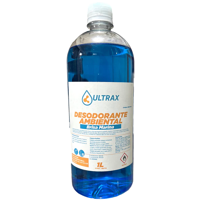 Desodorante Ambiental Brisa Marina Ultrax Pro 1L