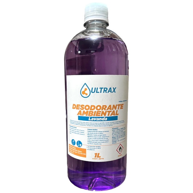 Desodorante Ambiental Lavanda Ultrax Pro 1L