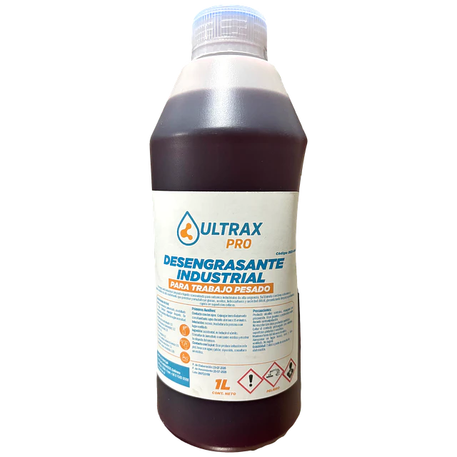 Desengrasante Industrial Trabajo Pesado Ultrax Pro 1L