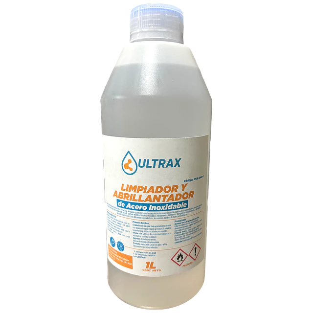 Limpiador y Abrillantador Acero Inox Ultrax 1L