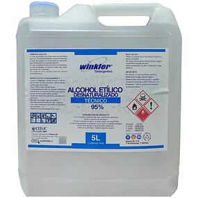 Alcohol Etilico Desnaturalizado Tecnico 95% 5L