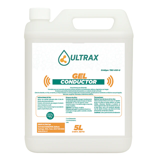 Gel Conductor Ultrasonico Ultrax 5L
