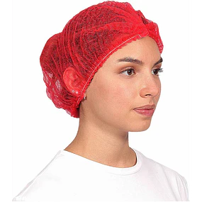 Gorro Clip 100Un Roja