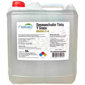 Desmanchador Tinta y Grasa Ropa Biodes T-G 5L