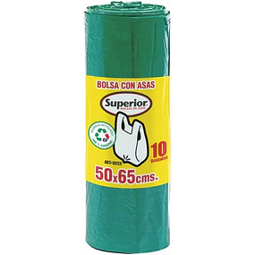 Bolsa Basura Superior Asas 50X65 10Un