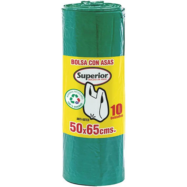 Bolsa Basura Superior Asas 50X65 10Un