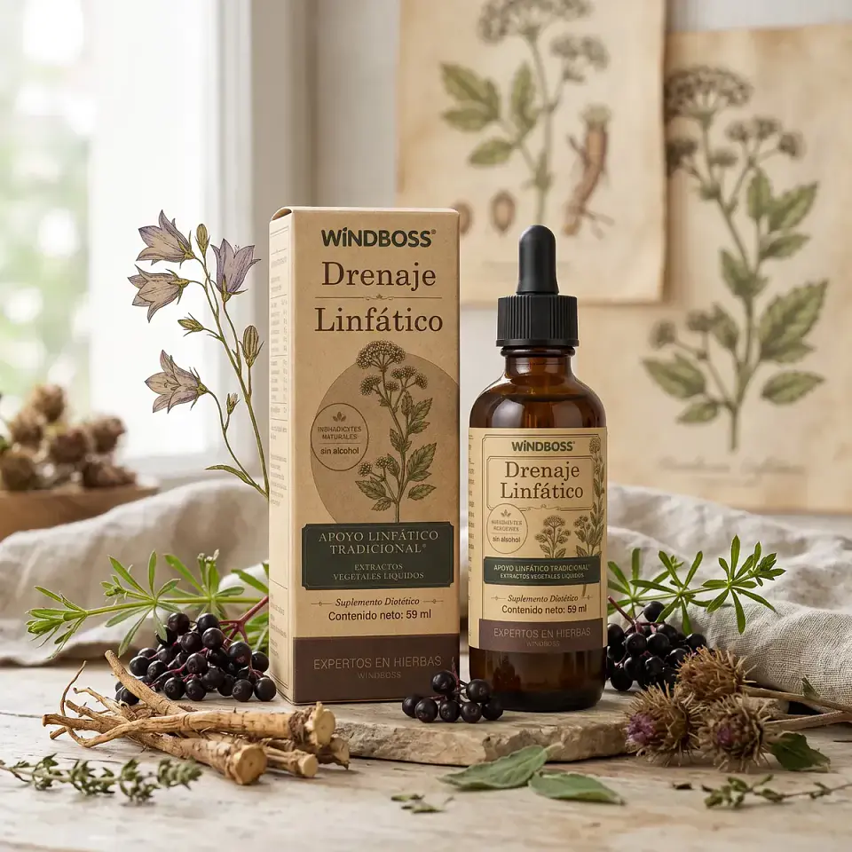 Drenaje Linfático Extracto Herbal 59 Ml Windboss 1