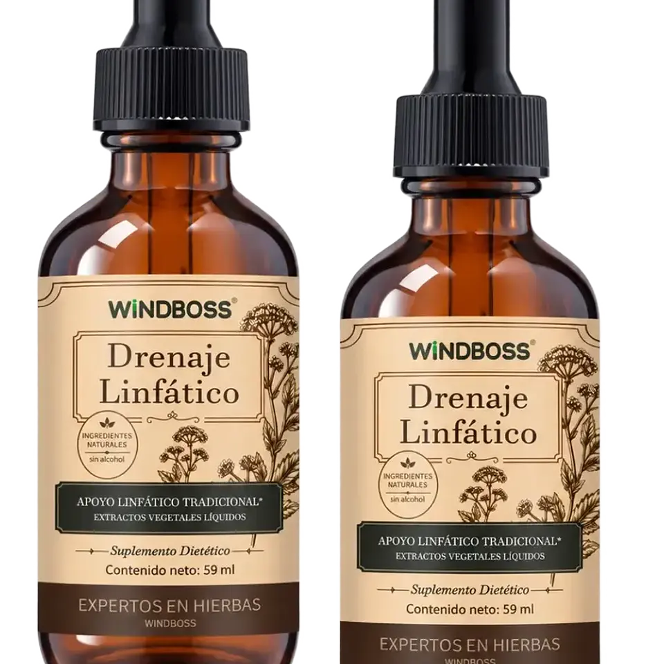 2 Drenajes Linfáticos Extracto Herbal 59 Ml Windboss 1