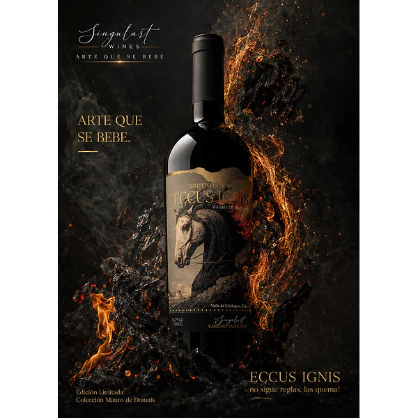 Singulart ECCUS IGNIS Limited Edition | Cabernet Sauvignon