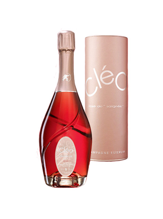 Champagne Esterlin Cléo Rosé de Saignée - 75cl - Gift-Pack