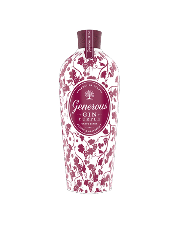 GENEROUS GIN Purple (Poivre et Pamplemousse) vol. 44% - 70cl