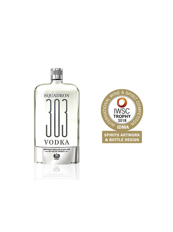 SQUADRON 303 - VODKA PREMIUM - vol. 40% - 70cl - Coffret cadeau