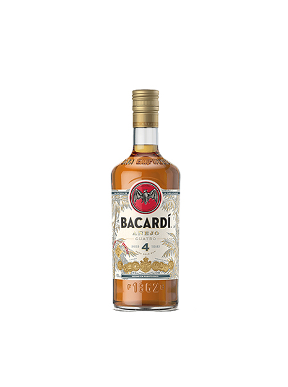 Rum Bacardi Cuatro Añejo - vol. 40% - 70cl