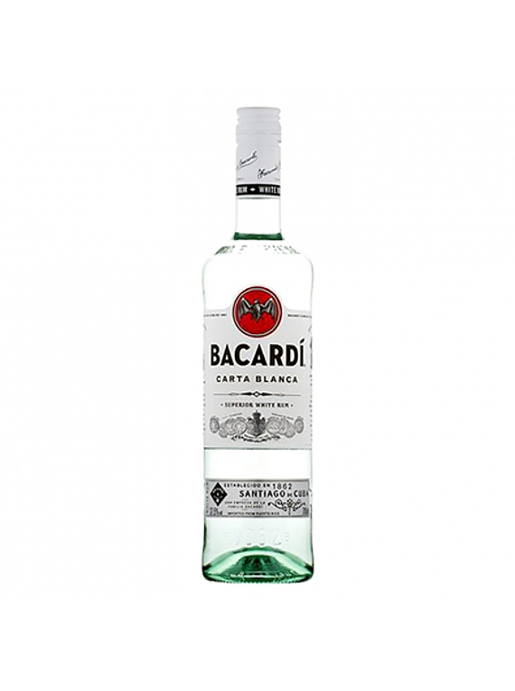 Rum Bacardi CARTA BLANCA - vol. 37.5% - 70cl