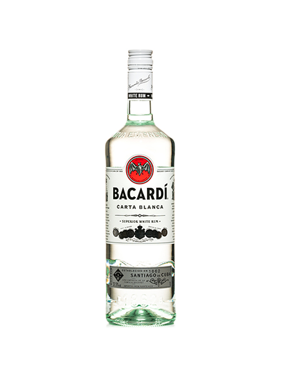 Rum Bacardi CARTA BLANCA - vol. 37.5% - 100cl