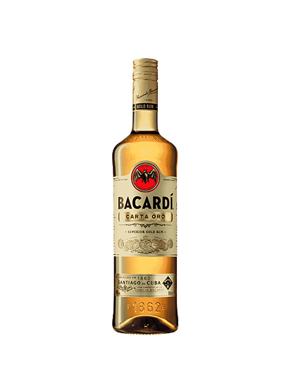 Ron Bacardí CARTA ORO - vol. 37,5% - 70cl