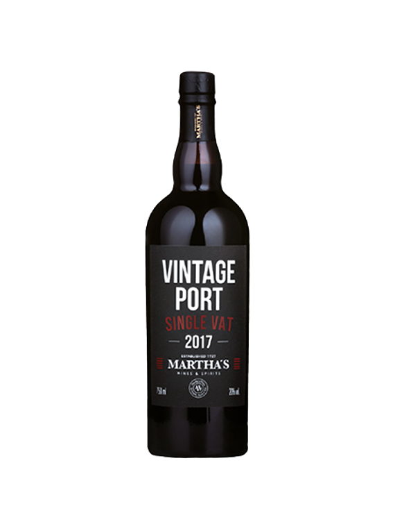 Martha's Single Vat Vintage Port 2017 75cl