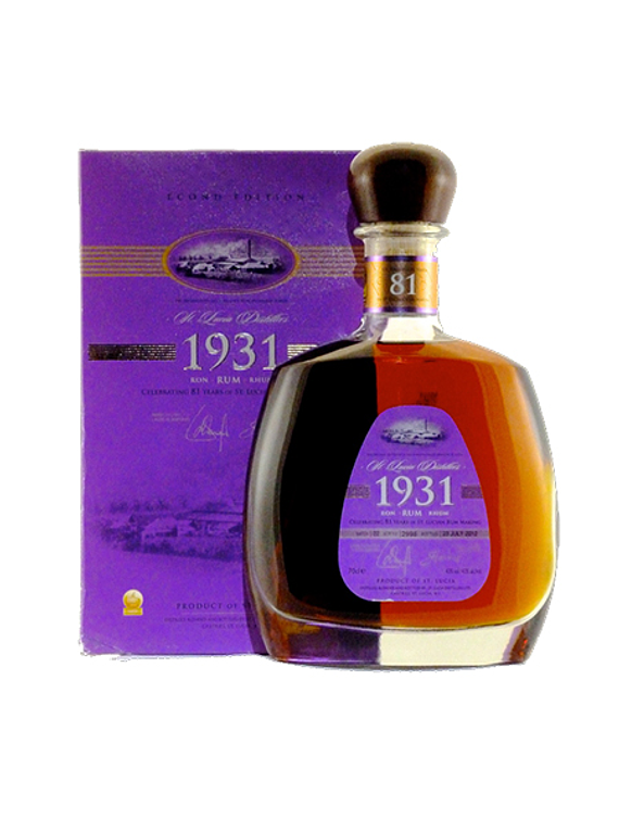 CHAIRMAN's RESERVE 1931 2nd Edition Rum vol. 43% - 70cl