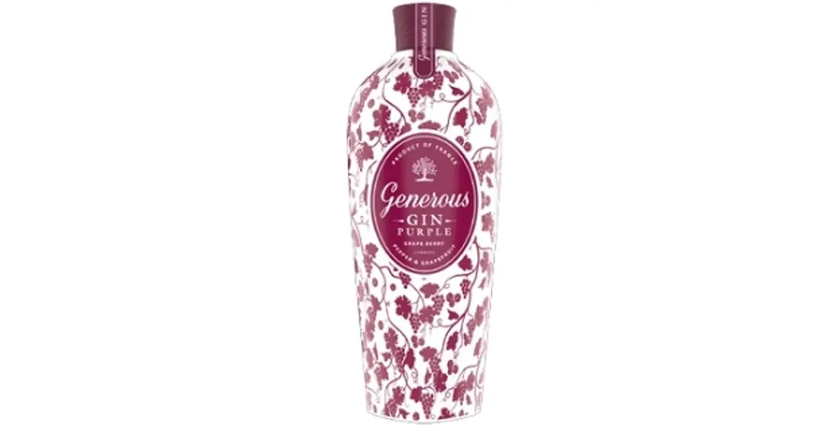 GENEROUS GIN Purple (Pepper and Grapefruit) vol. 44% - 70cl