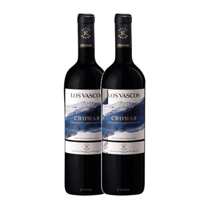 LOS VASCOS CROMAS Red Carmenère 2022 vol.14.5% - 75cl 2