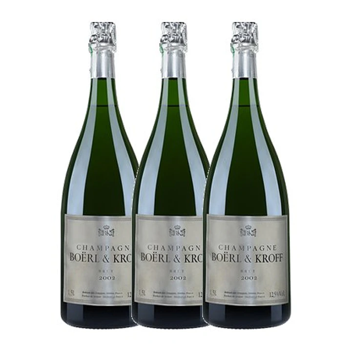 BOËRL and KROFF BRUT MILLESIME 2002 (MAGNUM) 150cl 3