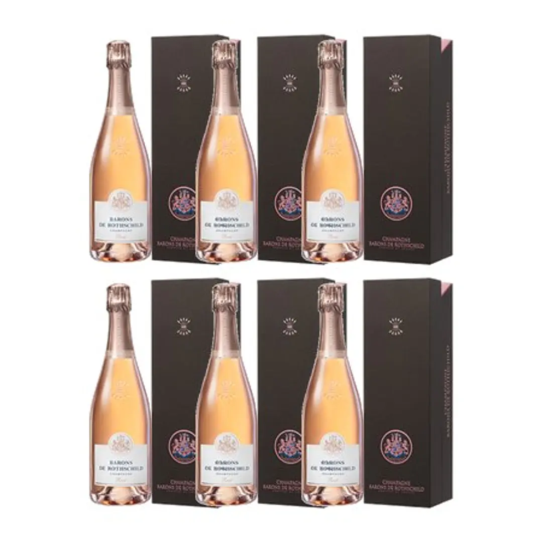 Barons de Rothschild Rosé Champagne Coffret Edición 75cl 4