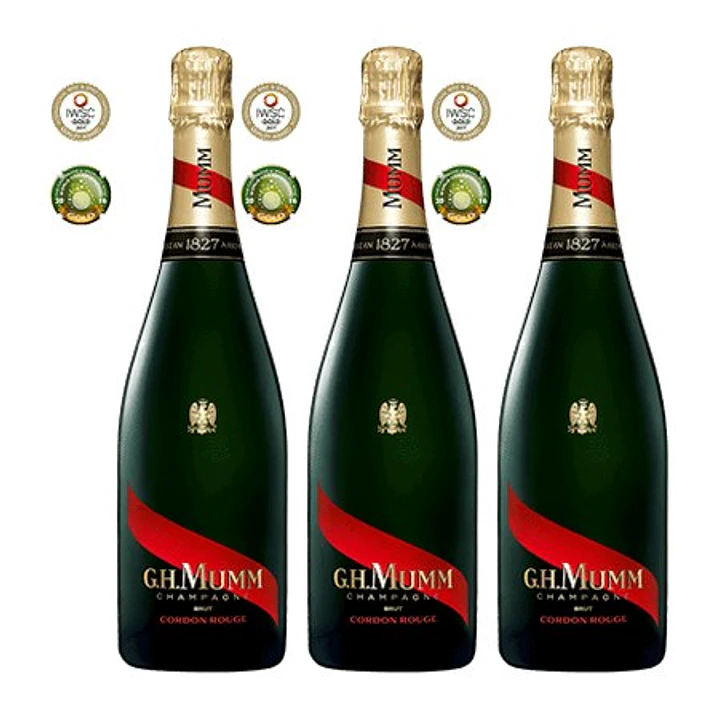 Mumm Cordon Rouge Brut Champagne 75cl 3