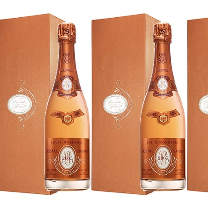 Louis Roederer Cristal Rosé Champagne 2005 - 75cl 3