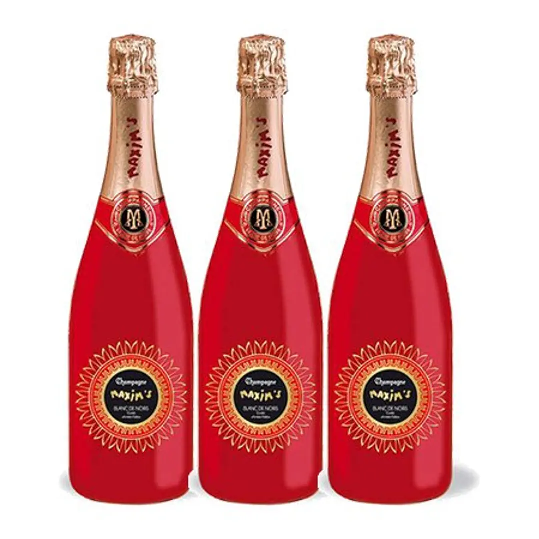 Champagne Maxim´s de Paris RED Cuvée Blancs de Noirs - 75cl 3