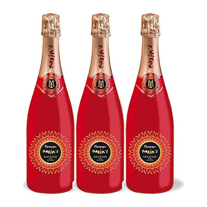 Champagne Maxim´s de Paris RED Cuvée Blancs de Noirs - 75cl 3