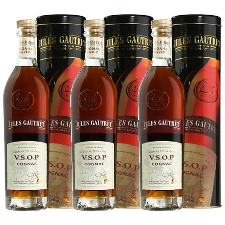 Cognac Jules GAUTRET V.S.O.P Antique vol.40% - 70cl 3