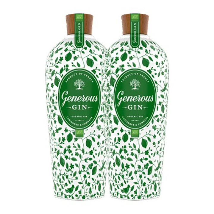 GENEROUS GIN Bio (BIO - Coriandre et Combava) vol.44% - 70cl 2