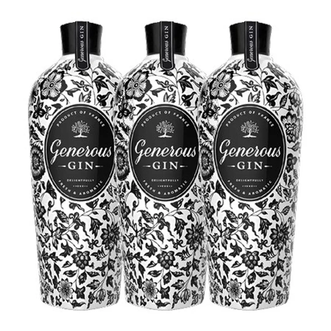 GENEROUS GIN Original (Black) - vol.44% - 70cl 3