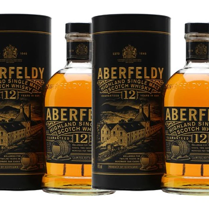 ABERFELDY 12 ANS D'ÂGE SINGLE MALT WHISKY vol. 40% 70cl 2